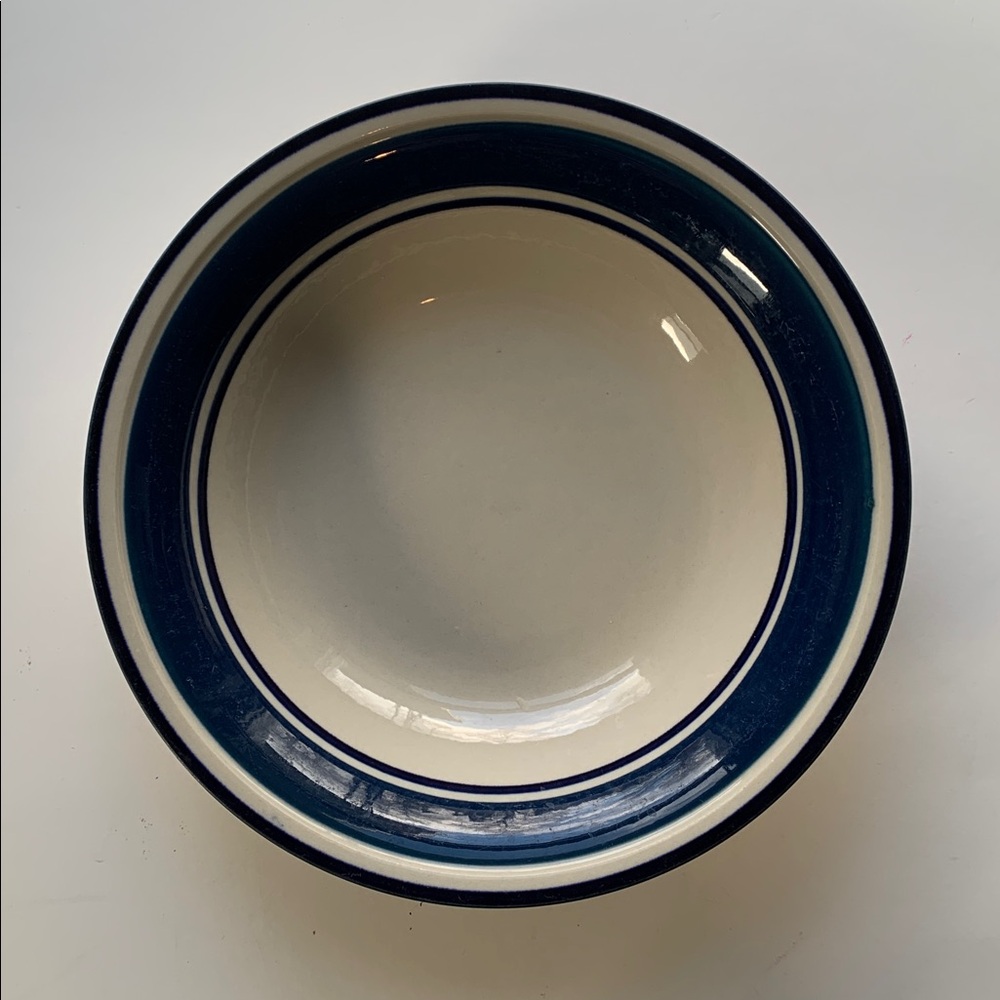 Vintage Ranmaru Trend Blue 4115 Stoneware Large Bowl